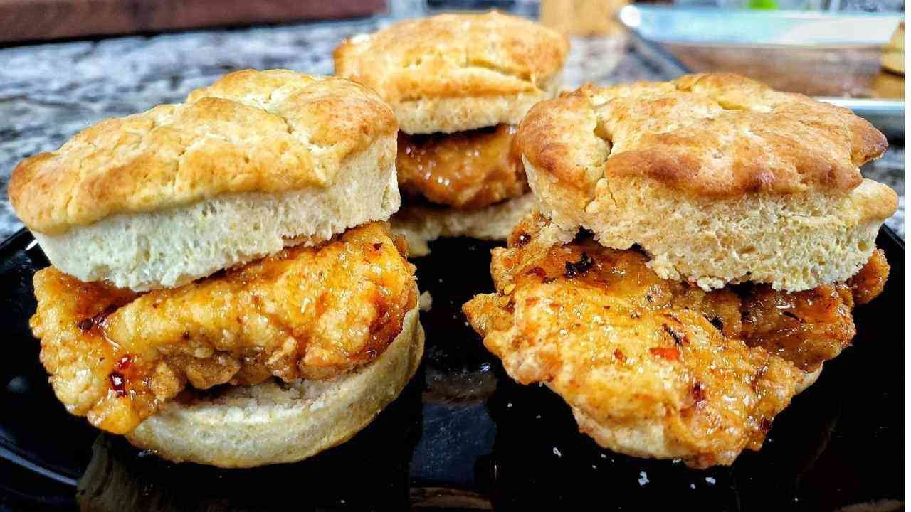 Southern Fried Chicken Biscuits - Chickens